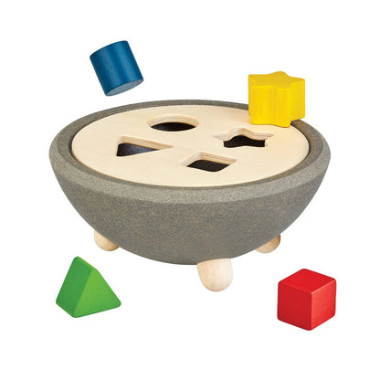 Plan Toys Shape Sorting Bowl - Little Pickles Toy Store