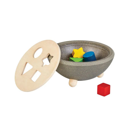 Plan Toys Shape Sorting Bowl - Little Pickles Toy Store