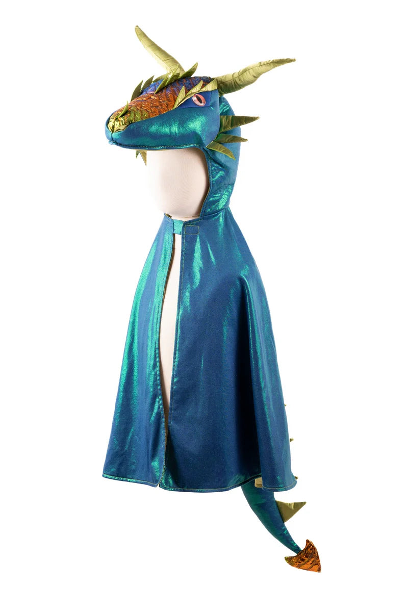 Emerald The Metallic Dragon Cape, Size 3-4