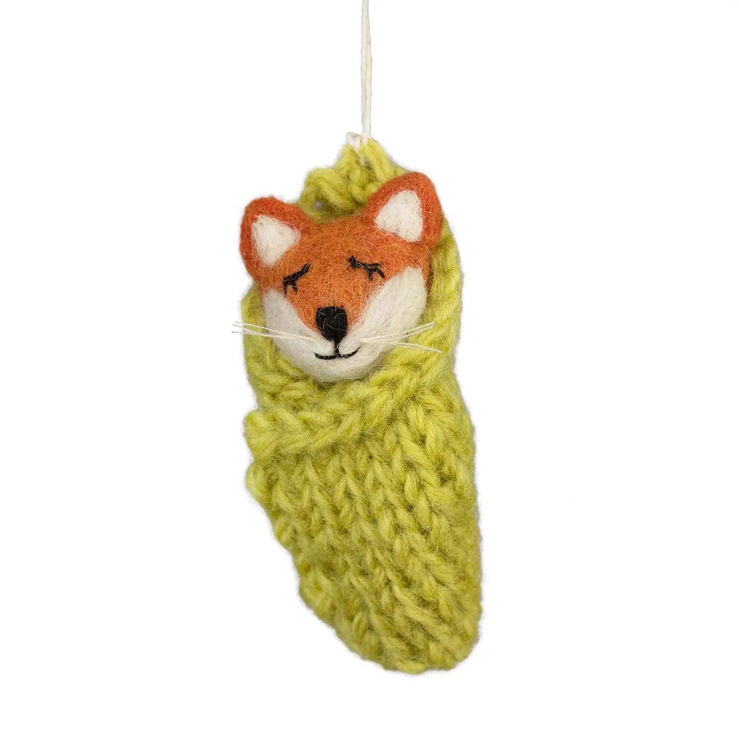 Cozy Fox Ornament