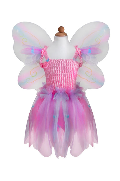 Butterfly Dress & Wings with Wand, Pink/Multi - Little Pickles Toy Store