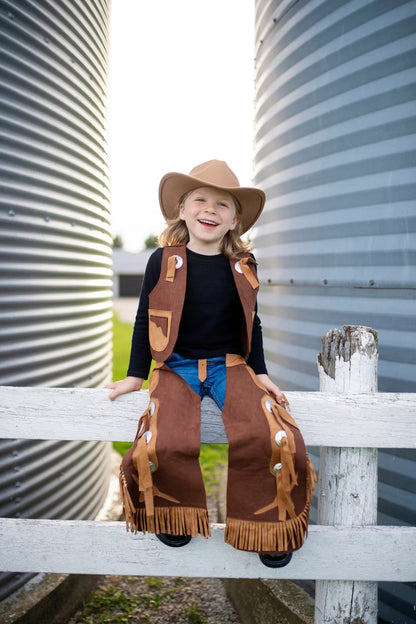 Cowboy Vest & Chaps - Little Pickles Toy Store