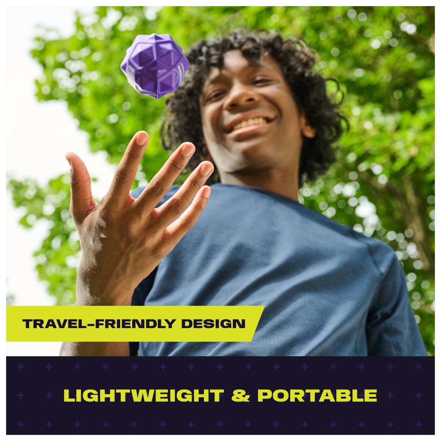 Aerobie Sonic Bounce Ball Purple
