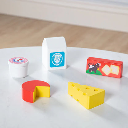 Wooden Food Groups Play Set -  Dairy