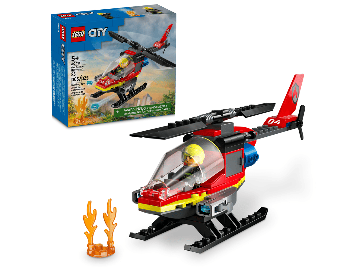 LEGO CITY: Fire Rescue Helicopter #60411