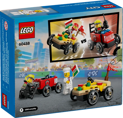 LEGO City: Pizza Vs. Fire Truck Race