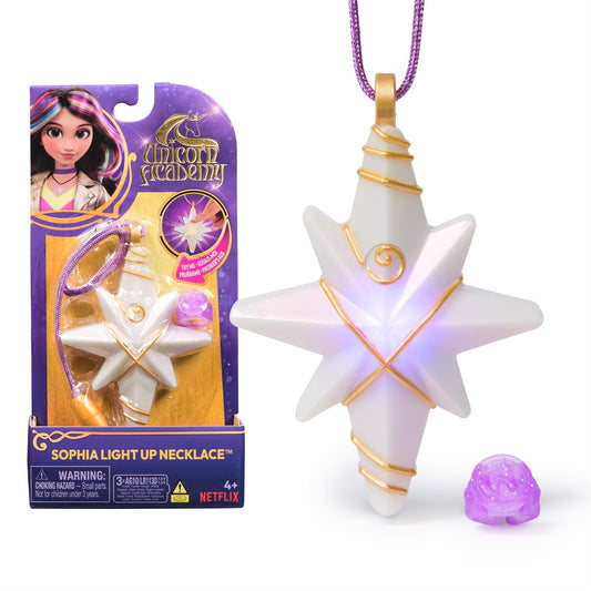 Unicorn Academy: Sophia's Light Up Necklace & Glitter Ring