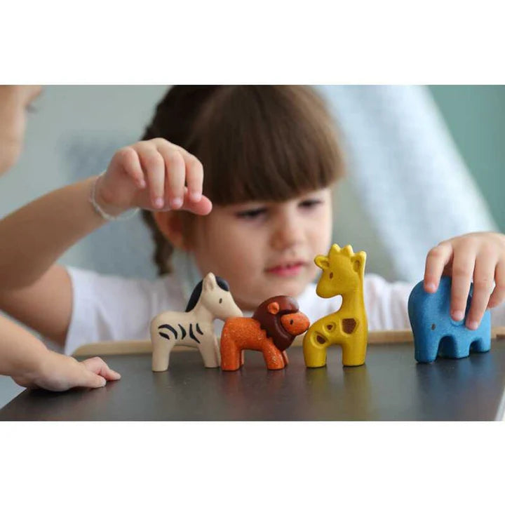 Plan Toys Wild Animals Set