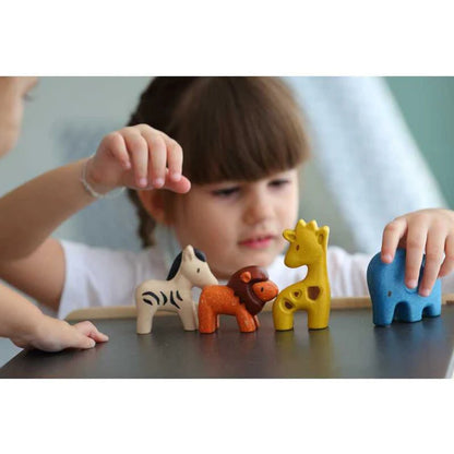 Plan Toys Wild Animals Set - Little Pickles Toy Store