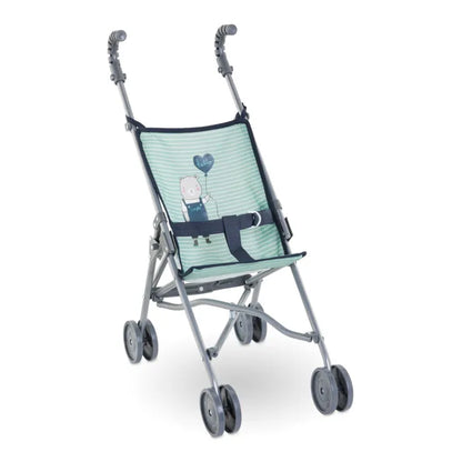 Corolla Umbrella Stroller - Sage Stripe - for 14" 17" & 20" Dolls