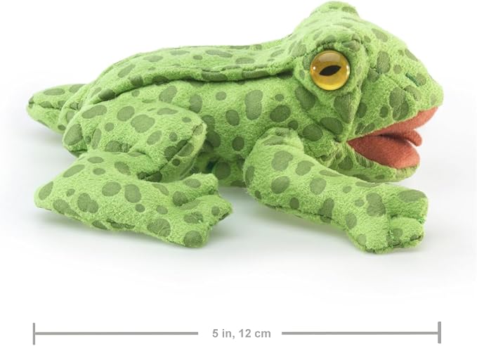 Folkmanis - Mini Sitting Frog Finger Puppet