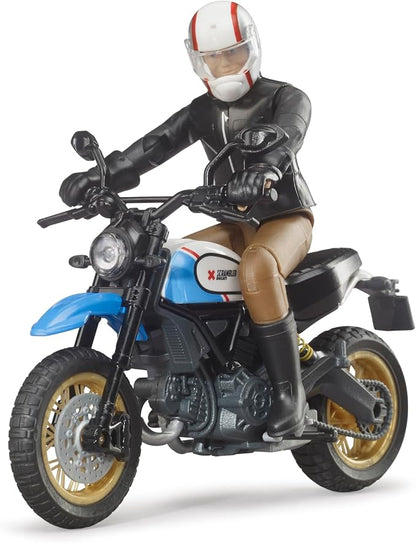 Scrambler Ducati Desert Sled with Driver