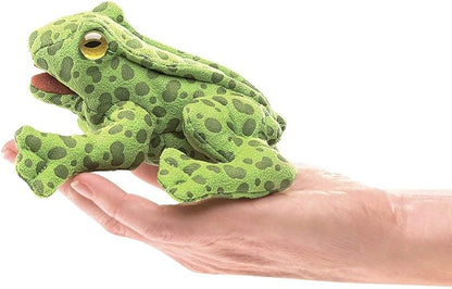 Folkmanis - Mini Sitting Frog Finger Puppet
