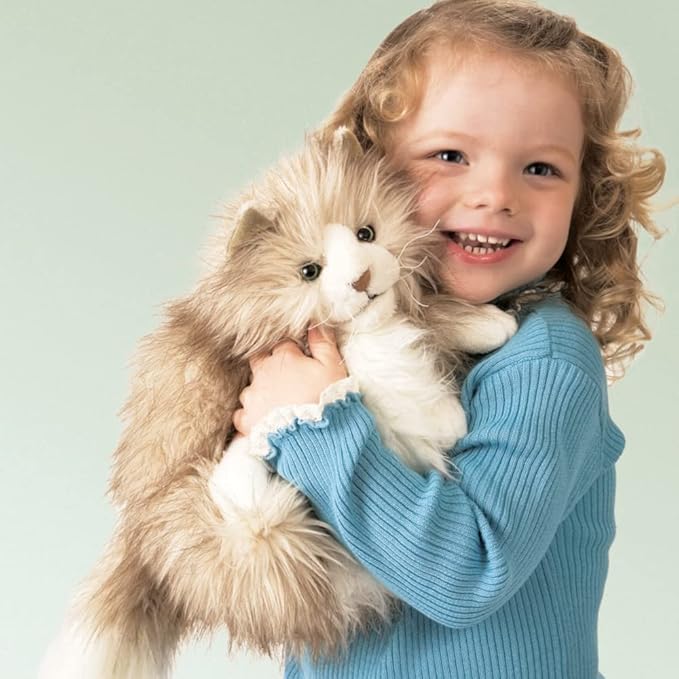 Folkmanis - Fluffy Cat Hand Puppet