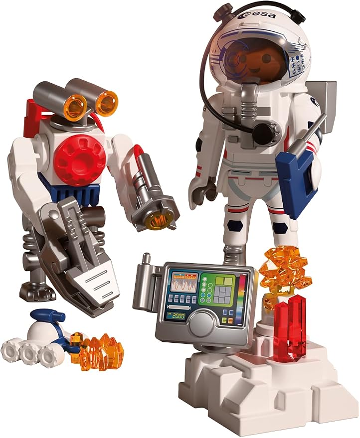 ESA: Astronaut with Robot
