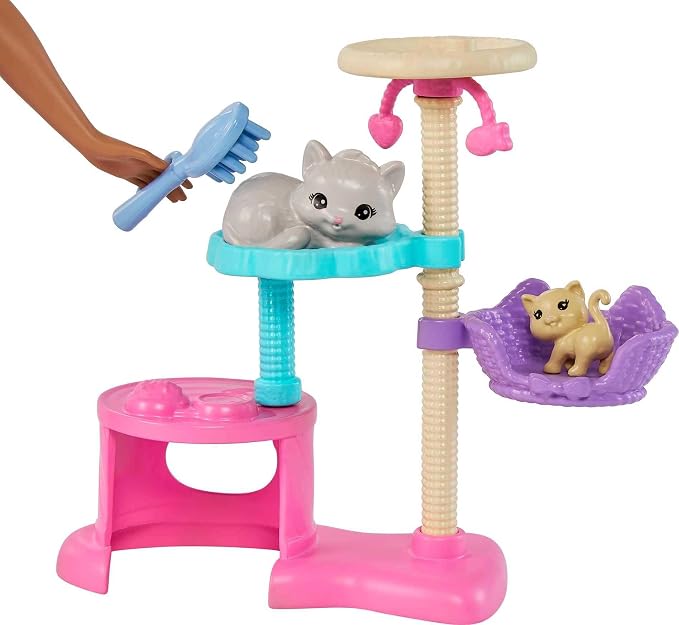 Barbie Doll & Pets Playset - Kitty Condo