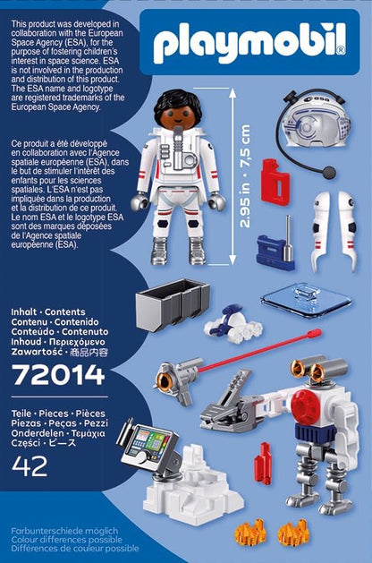 ESA: Astronaut with Robot
