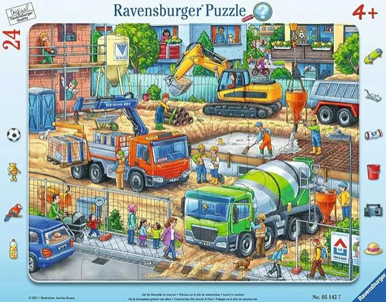Framed Cardboard Puzzle - 24 Piece
