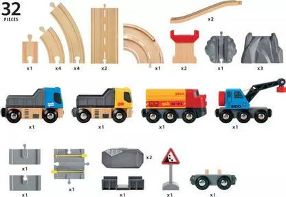 Brio Rail & Road Loading Set #33210