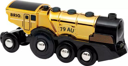 Brio Battery Powered Mighty Gold Action Locomotive #33630 - Little Pickles Toy Store