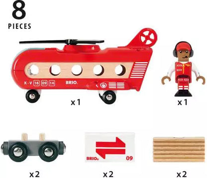 Brio Cargo Helicopter # 33886 - Little Pickles Toy Store