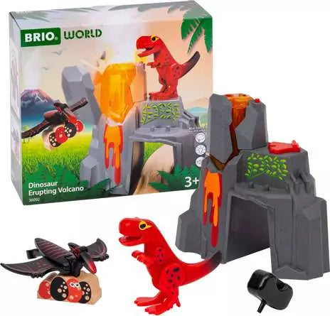 Brio Dinosaur Erupting Volcano Set