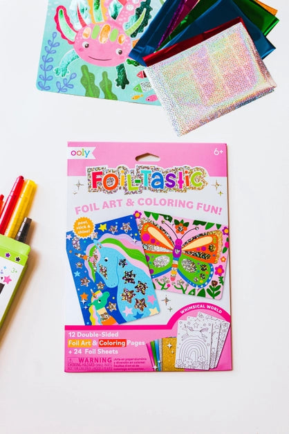 Ooly Foil-Tastic Foil Art Kit: Whimsical World