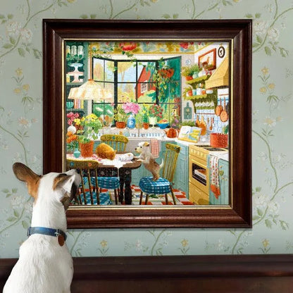 Springtime Kitchen 1000 pc Puzzle