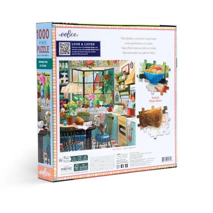 Springtime Kitchen 1000 pc Puzzle