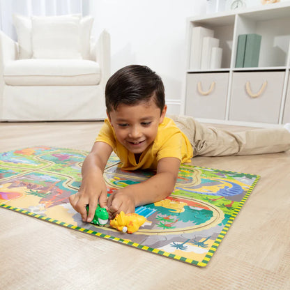 Tracks Floor Puzzle - Dinosaur Chase