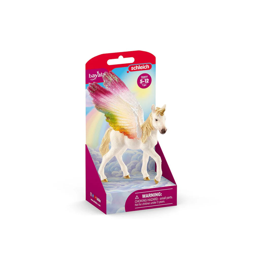 Schleich Winged Rainbow Unicorn, Foal #70577