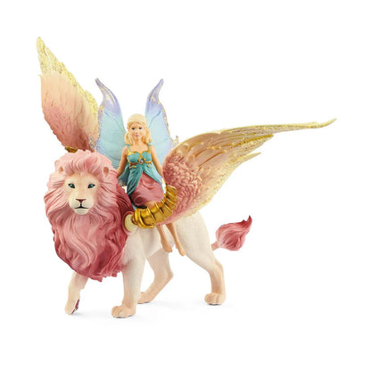 Schleich Fairy in Flight on Winged Lion - Little Pickles Toy Store