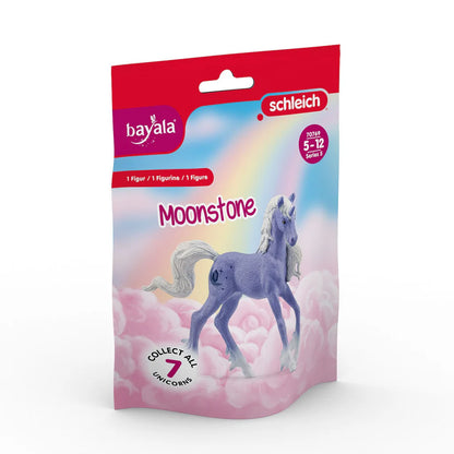 Schleich Collectible Unicorns Precious Gems - Series 5 Moonstone #70769 & Garnet #70767