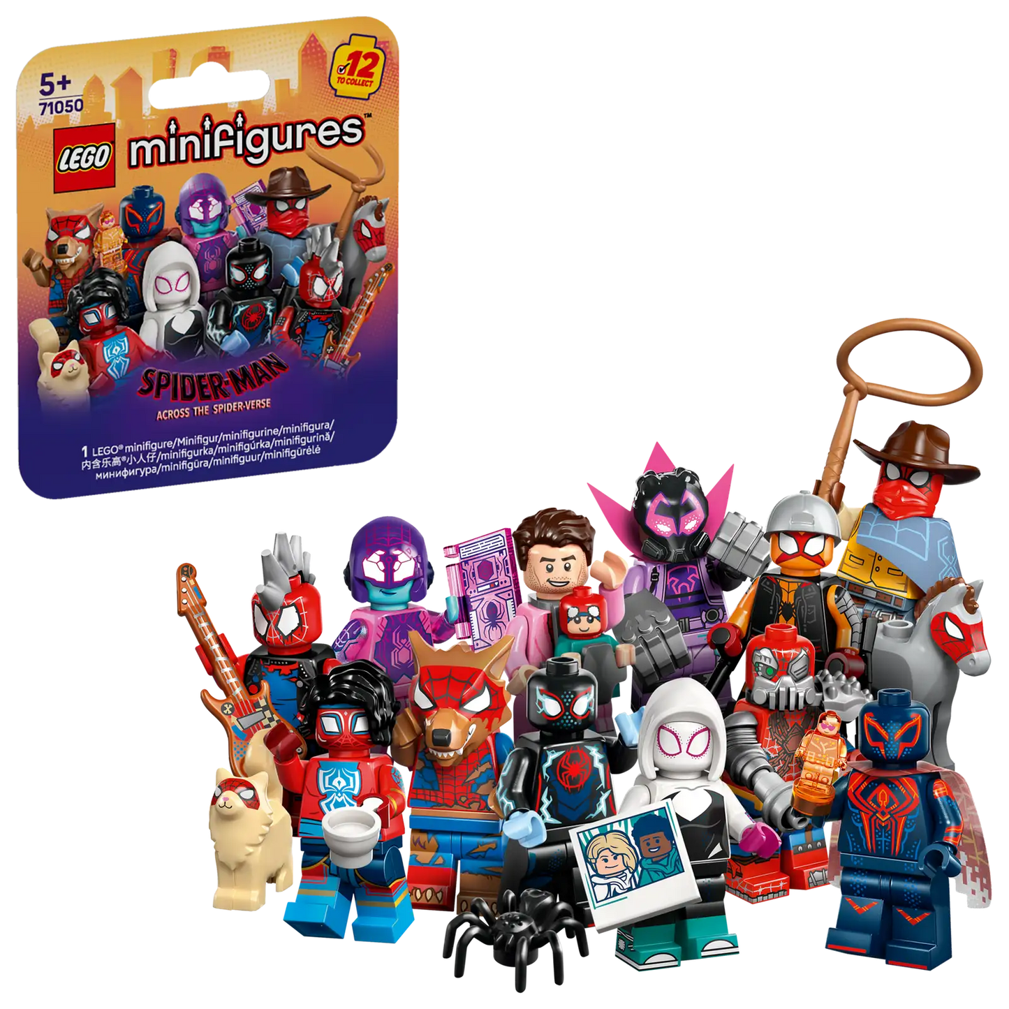 SpiderMan Across The Spider Verse MiniFigures #71050