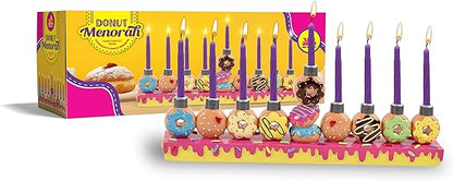 Ceramic Menorah- Donuts - Little Pickles Toy Store