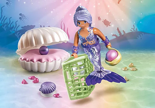 Mermaid with Pearl Seashell