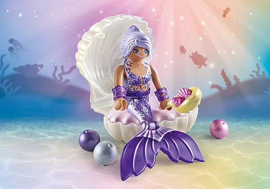 Mermaid with Pearl Seashell