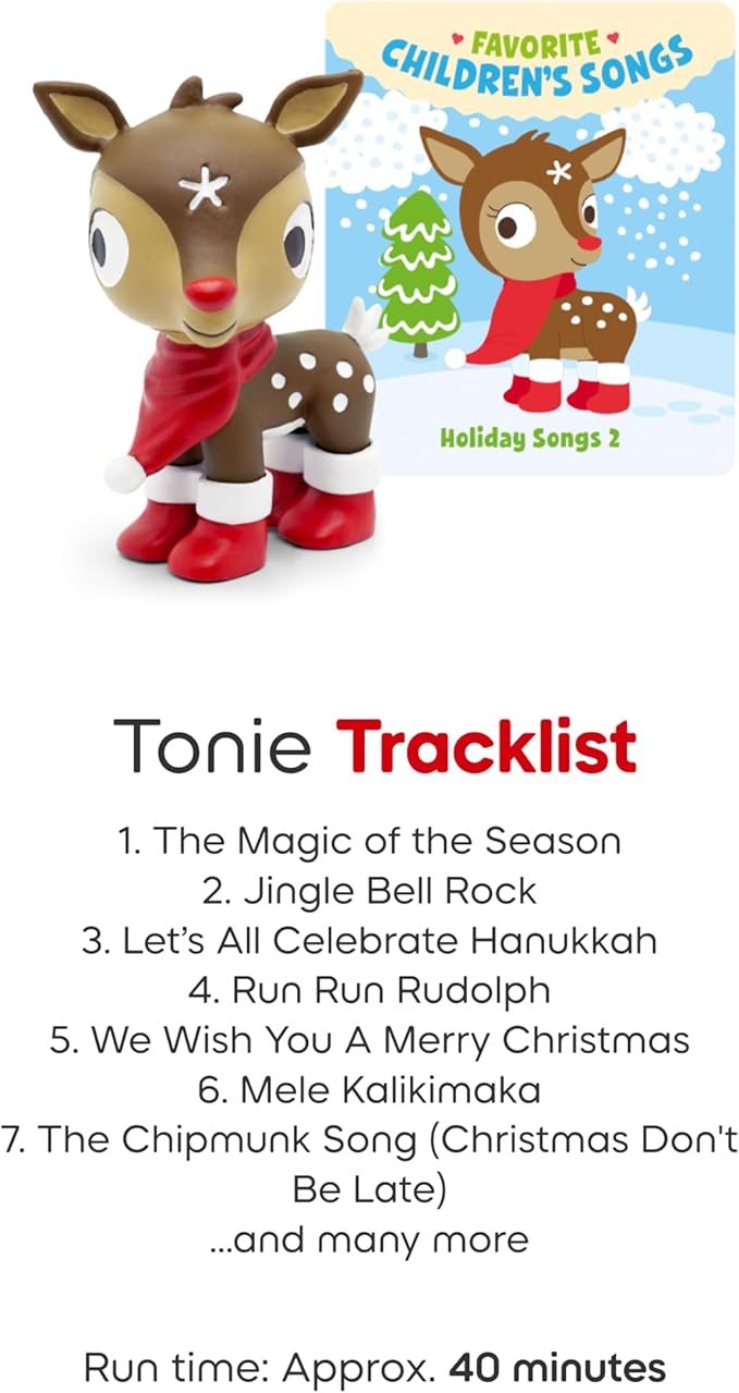 Tonies Favorite Children's Songs - Holiday Songs 2 Tonie
