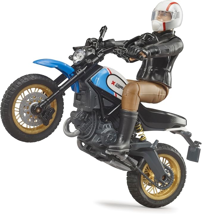 Scrambler Ducati Desert Sled with Driver