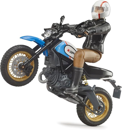 Scrambler Ducati Desert Sled with Driver