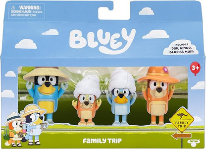 Bluey S11 Figures, Family Trip