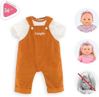 Corolle T-Shirt & Overalls 14"