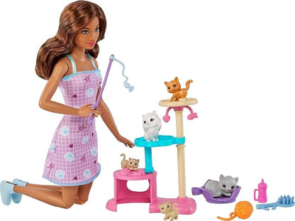 Barbie Doll & Pets Playset - Kitty Condo