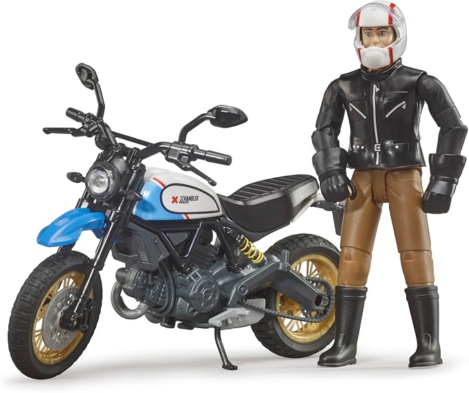 Scrambler Ducati Desert Sled with Driver