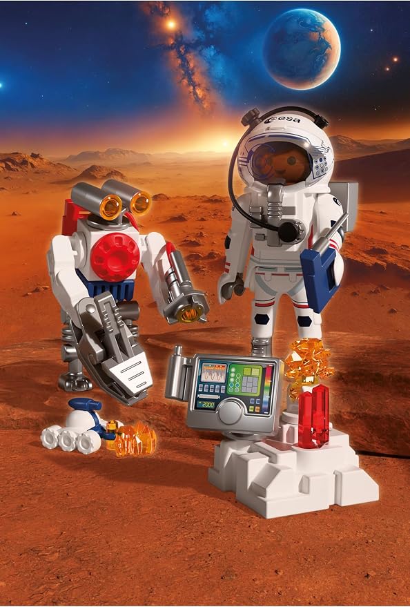 ESA: Astronaut with Robot