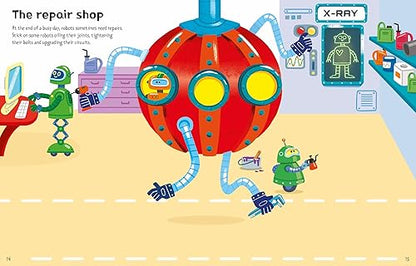 First Sticker Book Robots