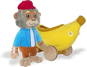 Bananas Gorilla with Car Soft Toy