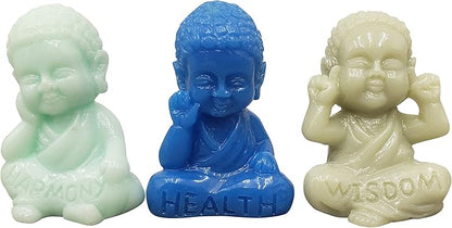 Buddha Pocket Charm - Assorted Colors/Poses
