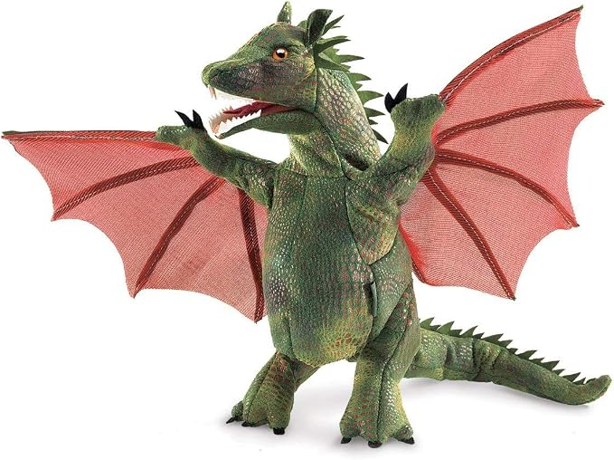 Folkmanis - Winged Dragon Hand Puppet