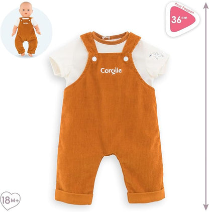 Corolle T-Shirt & Overalls 14"